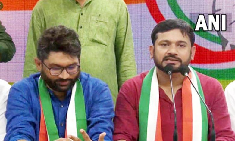 kanhaiya kumar and jignesh mevani join congress