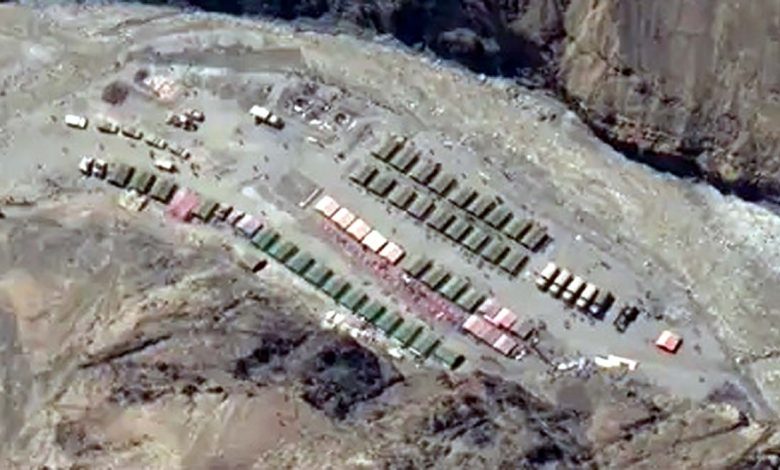pla built more camp on lac border